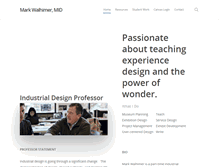 Tablet Screenshot of markwalhimer.com